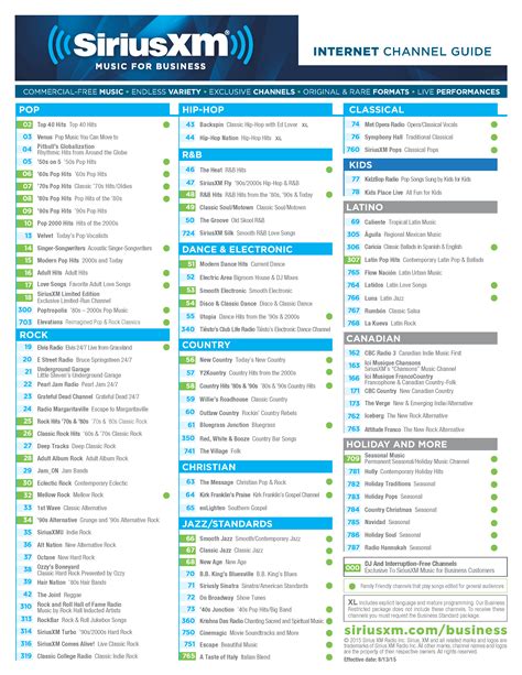 sirius xm radio channels|sirius xm radio channel guide 2022.